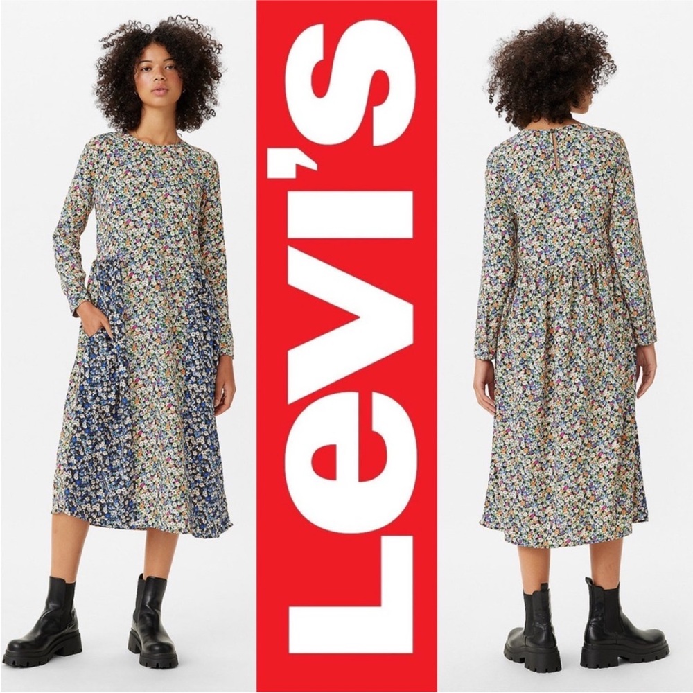 NWT Levi's Ronan Dress Zinzi Floral w/ Pockets, XL